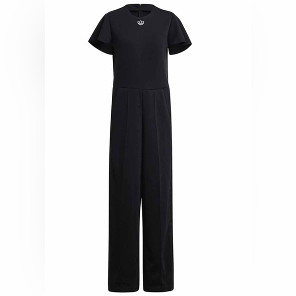 Black Adidas Jumpsuit Sz Lg - Picture 3 of 15